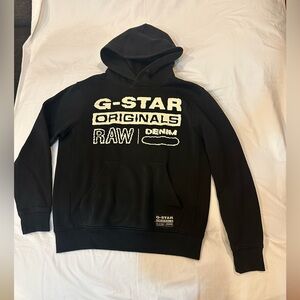 G-Star Originals Black and Creamy Unisex Hoodie
